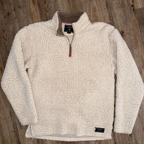 Southern Marsh • Appalachian Pile Fleece 1/4 Zip Pullover Sweater - Picture 3 of 15